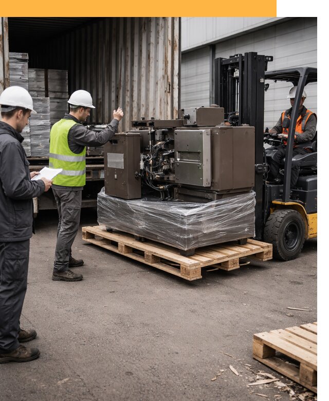 Доставка промышленного оборудования из Европы от 48915