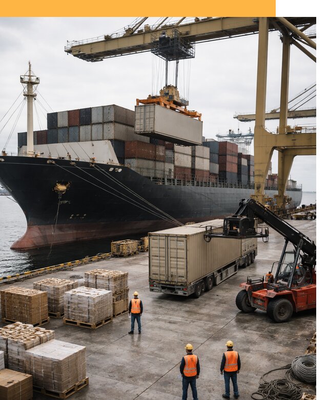 Морские перевозки из Индии: доставка FCL/LCL, таможня от 130440