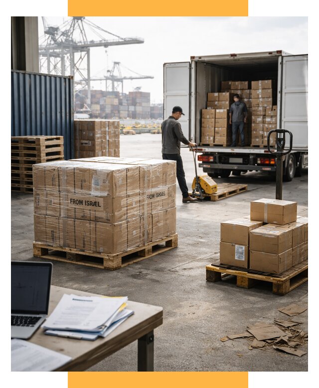 Доставка грузов из Израиля от 16305 р., логистика от СетСервис-Твр
