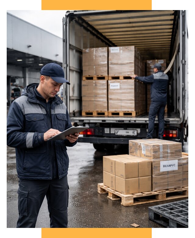 Доставка грузов из Беларуси от 16305 р. логистика СетСервис-Твр
