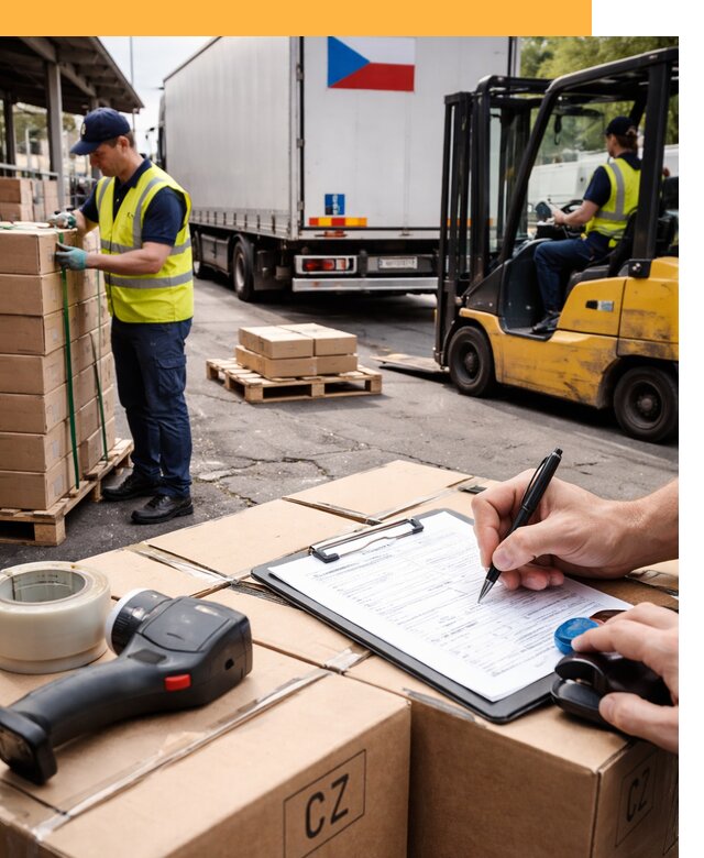 Доставка грузов в Чехию от 38045 руб, международные перевозки