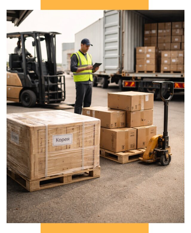 Доставка грузов в Корею из России от 38045 р. | СетСервис-Твр