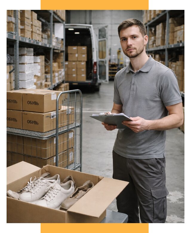 Доставка обуви из Китая и Турции от 4892 р. СетСервис-Твр