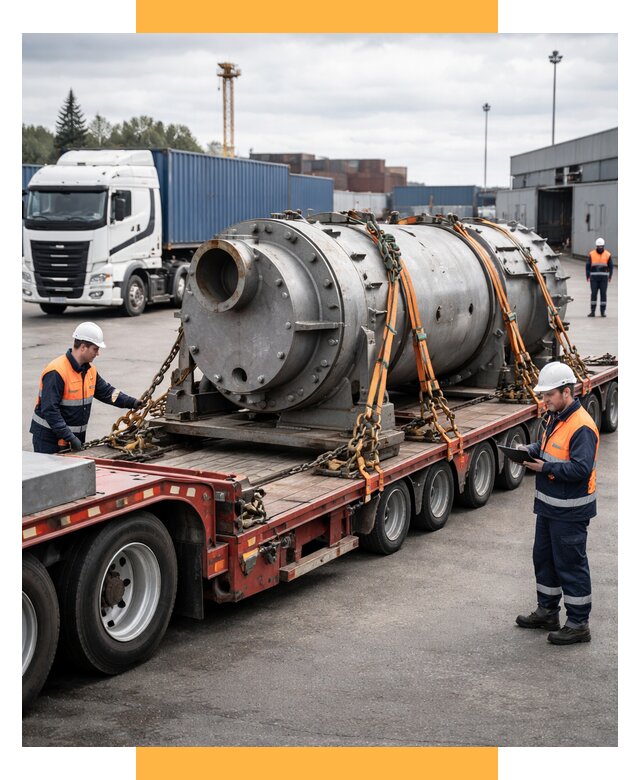 Перевозка тяжеловесных грузов под ключ от 163050 р. | СетСервис-Твр
