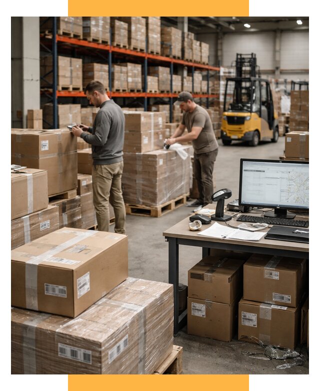 Склад консолидации в Европе от 7066 р., услуги СетСервис-Твр