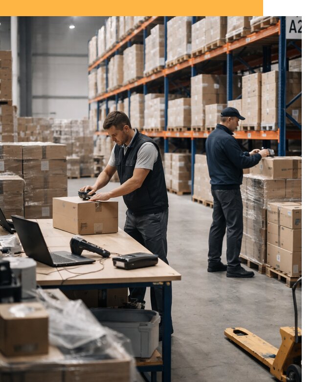 Склад консолидации в Европе: хранение, сортировка от 7066